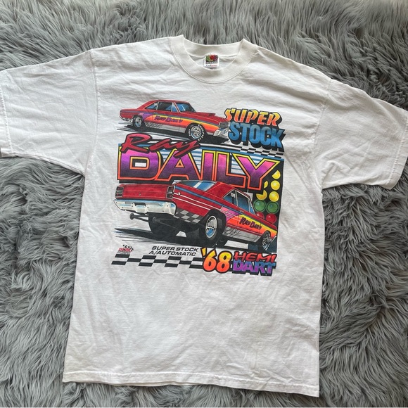 Vintage Shirts Vintage Racing Car Tee 968 Hemi Superstock Dart